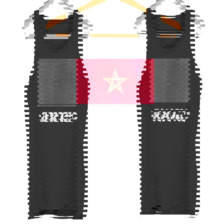 モロッコ国旗tシャツ タンクトップ
