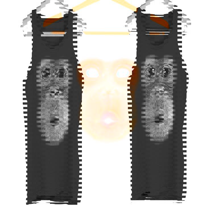 モンキーフェイスブレスファニーメンズレディースハロウィンコスチューム タンクトップ