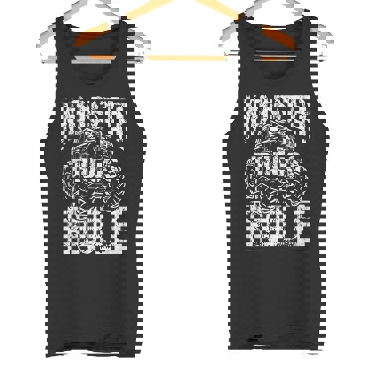 モンスタートラックルールジャムモンスタートラックボーイズ タンクトップ