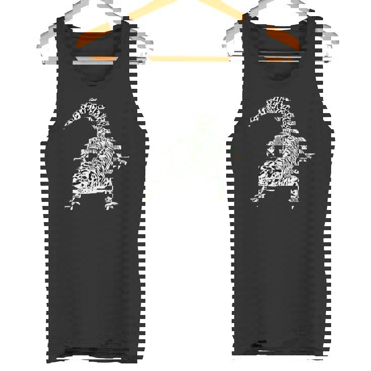 ヤモリ ヒョウモントカゲモドキ 爬虫類 タンクトップ