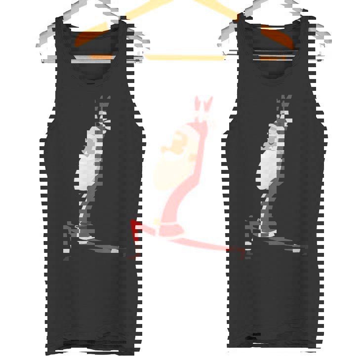 ヨガ サンタ クリスマス ワークアウト タンクトップ