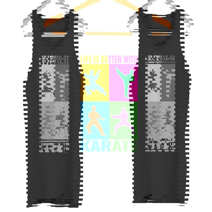 ライフ・イズ・ベター・格闘技と日本の戦闘空手 タンクトップ