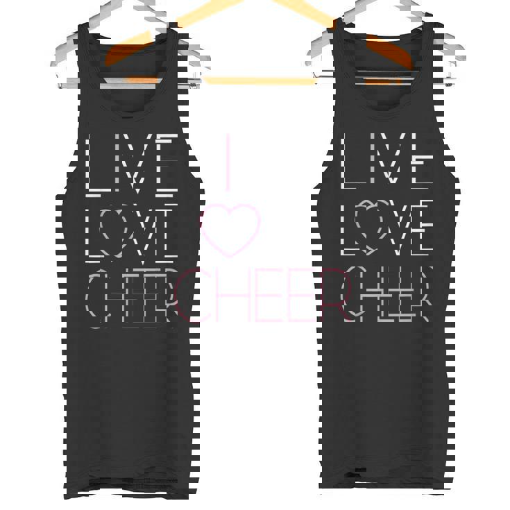 ライブ ラブ チアガール チアリーディング隊 チアリーダーチーム タンクトップ