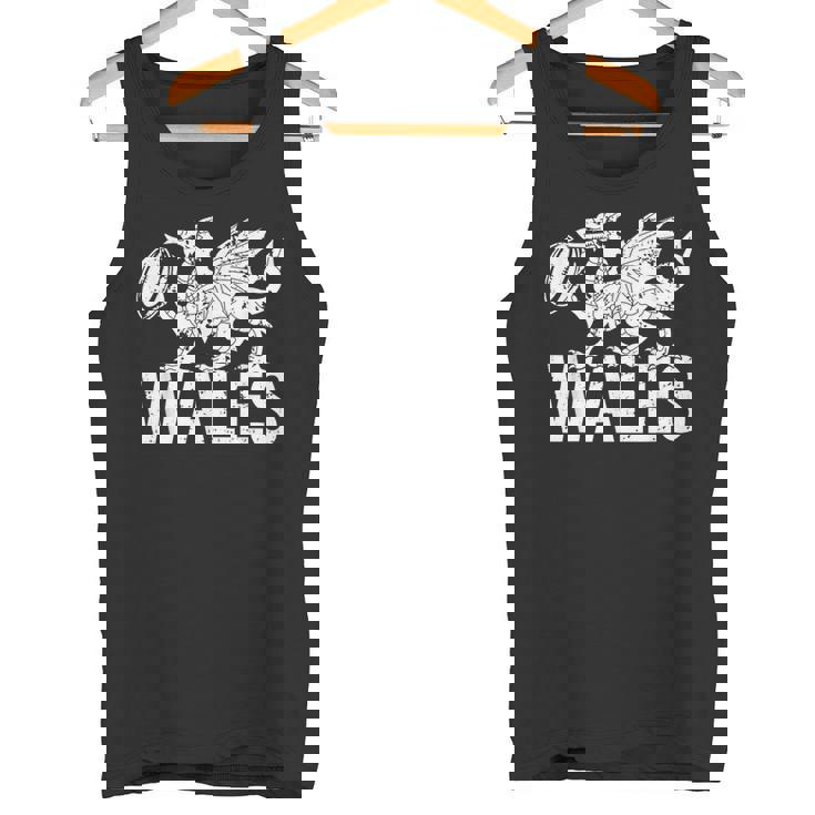 ラグビーボール ウェールズドラゴン メンズ レディース ボーイズ ガールズ ウェールズ タンクトップ