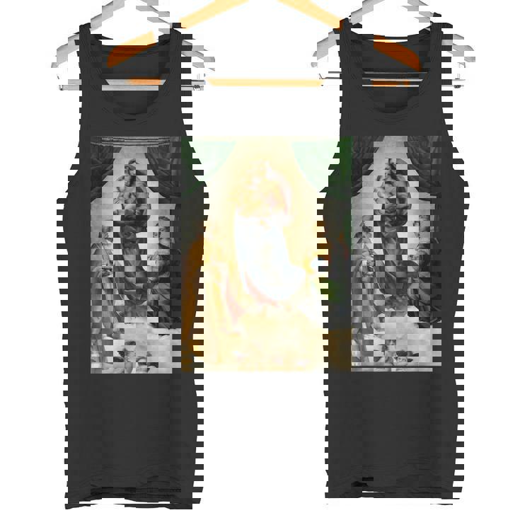 ラファエロのシスティーナ・マドンナ1513 タンクトップ