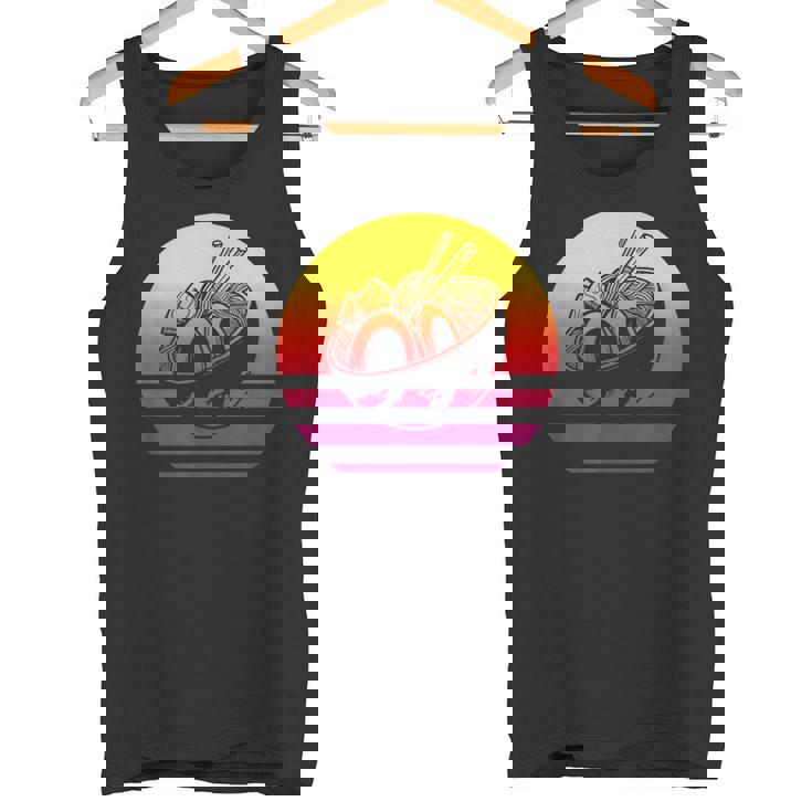 ラーメン レトロスタイル ビンテージ タンクトップ