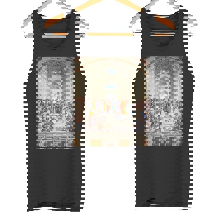 ルネッサンス名画 アテネの学校 タンクトップ