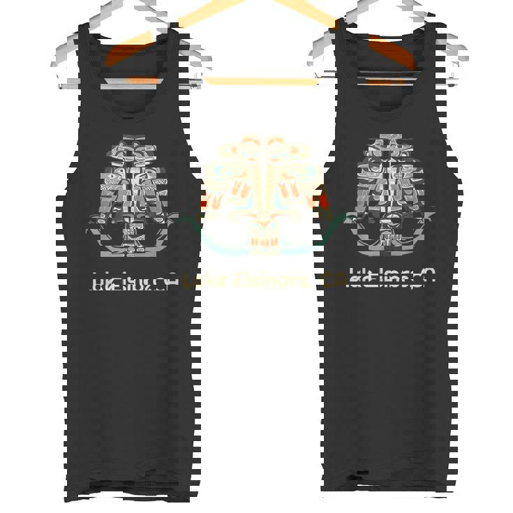 レイク・エルシノア カリフォルニア サンダーバード Nw ネイティブアメリカン タンクトップ