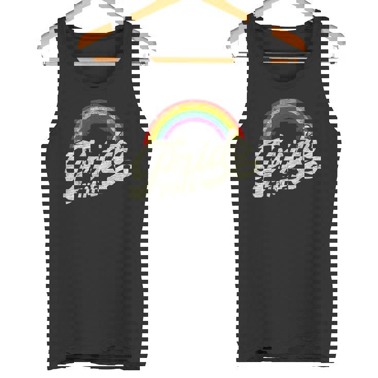 レインボー、プライドタイム、Lgbt タンクトップ