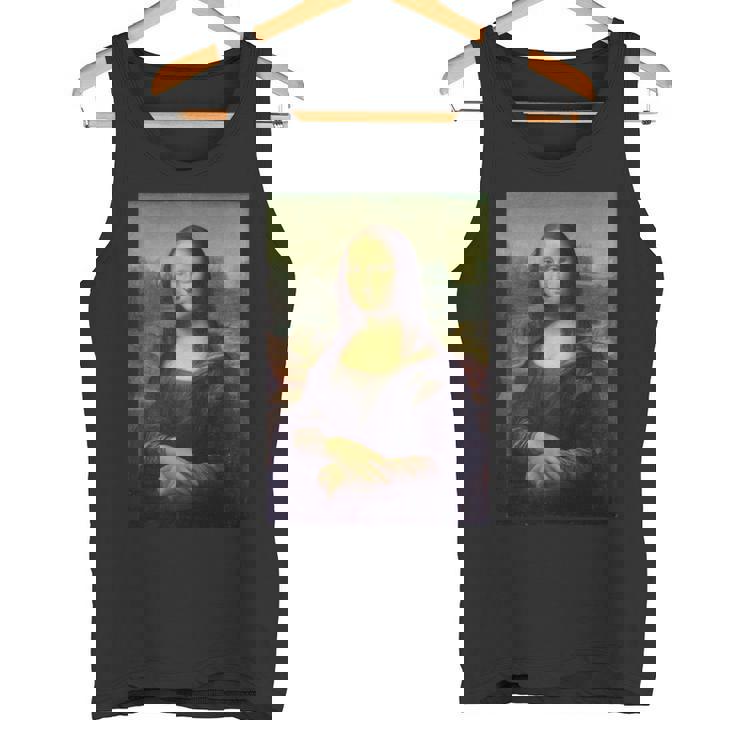 レオナルド・ダ・ヴィンチのモナリザ 長袖tシャツ タンクトップ