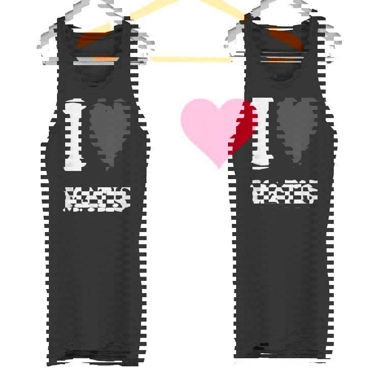 レッドハート I Love Matis タンクトップ