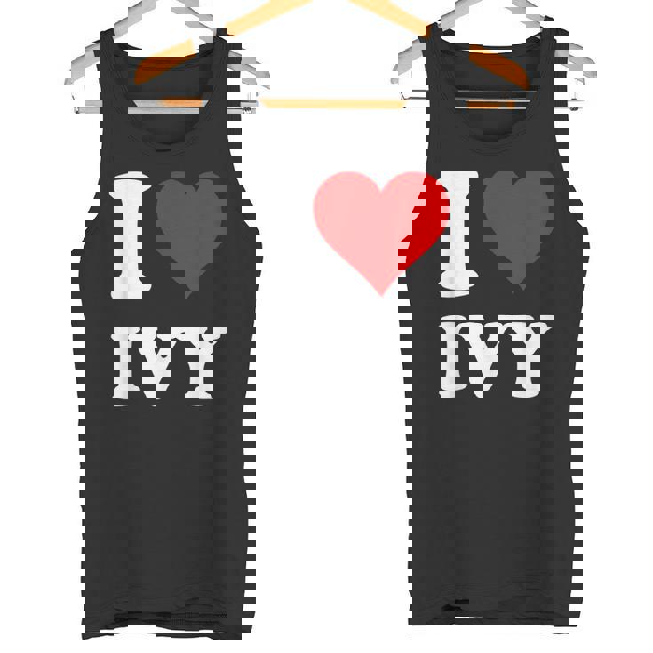レッドハート アイビーが大好き タンクトップ