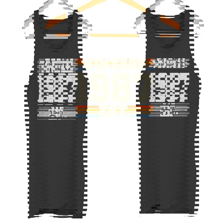 レトロ 38 年 ヴィンテージ 1987年 創業 38 周年 タンクトップ