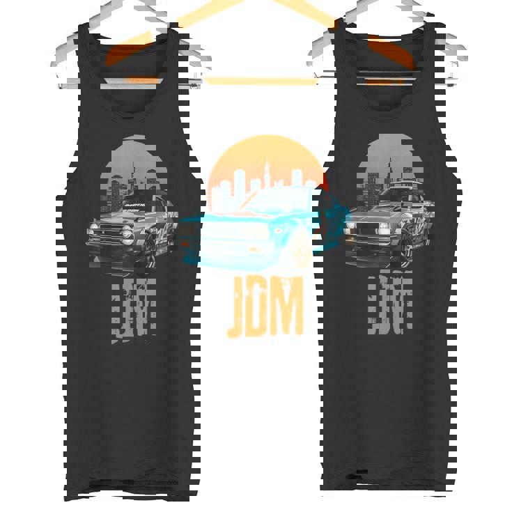 レトロ Jdm 和 ドリフト レーシング チューニング 車 東京 スカイライン タンクトップ