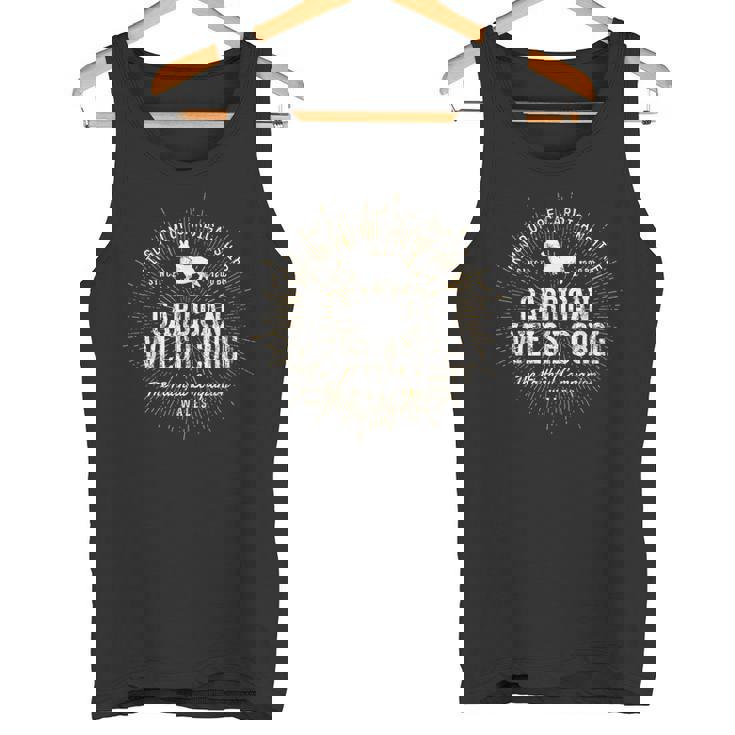 レトロ カーディガン・ウェルシュ・コーギー ヴィンテージ タンクトップ