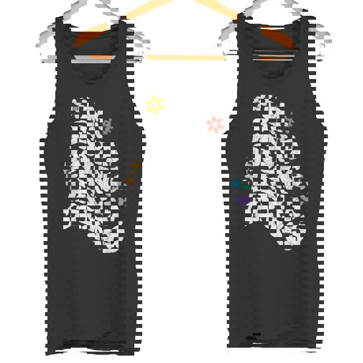 レトロ グルーヴィーなイム レシア Doing Lesya Things おかしな母の日 タンクトップ