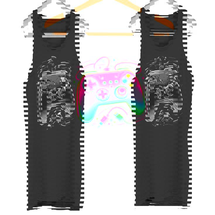 レトロ ゲーミング コントローラー ゲーマー ビデオ ゲーム コントローラー タンクトップ