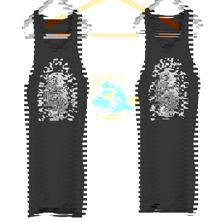 レトロ スケルトン ビーチ サンタクルーズ タンクトップ