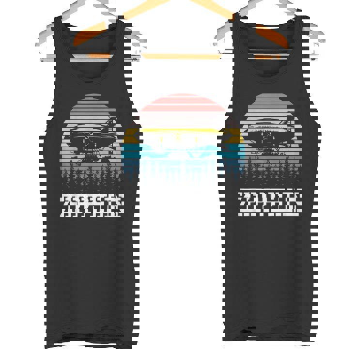 レトロ ツェッペリン 70年代 80年代 飛行船 ツェッペリン ツェップリン タンクトップ