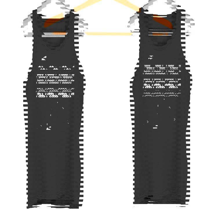 レトロ ヴィンテージ 80年代 アーケードゲーム インベーダー タンクトップ