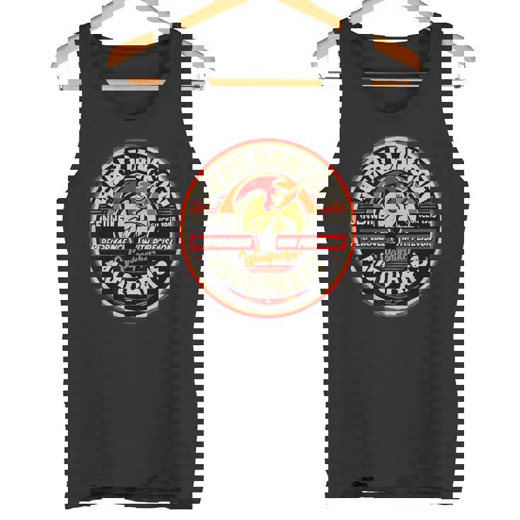 レトロ ヴィンテージ ハーブ ドーソン クレイ スミス カム スタイル ガソリンスタンド タンクトップ