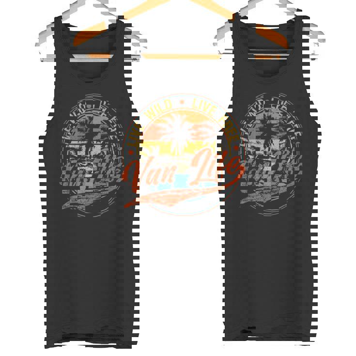 レトロ ヴィンテージ バン ライフ タンクトップ