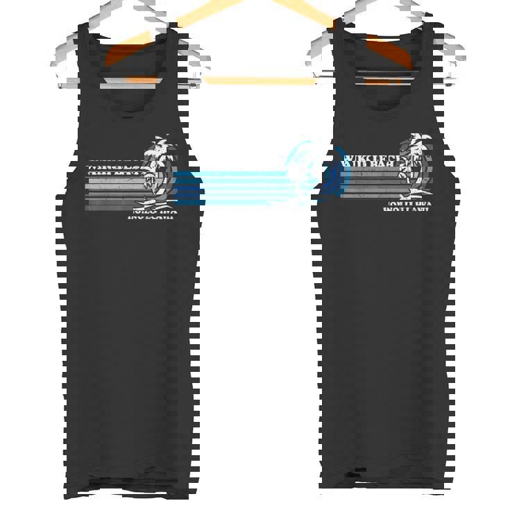 レトロ ヴィンテージ 家族旅行 ホノルル ハワイ ワイキキ ビーチ タンクトップ