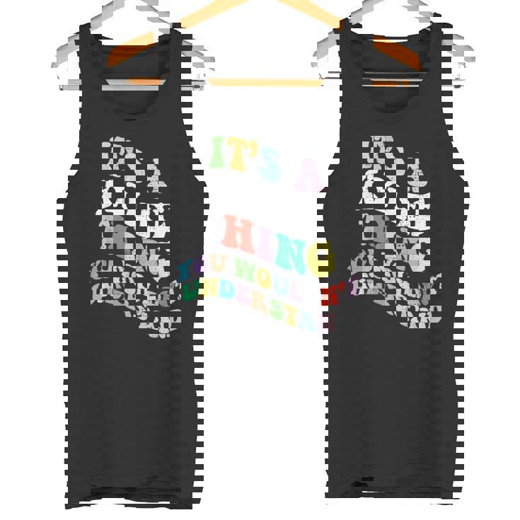 レトロでグルーヴィーなのはカイリーが理解できないもの タンクトップ