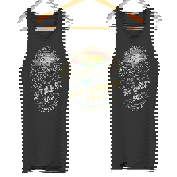 レトロな77歳の男性向けギフト 1948年9月77歳 タンクトップ