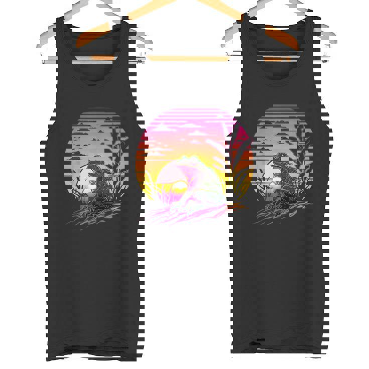 レトロなエステティックフロッグ タンクトップ