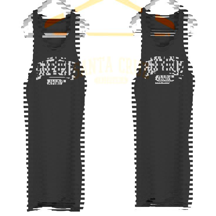 レトロヴィンテージサーフィン&スケートボードグラフィックデザインサンタクルーズ タンクトップ