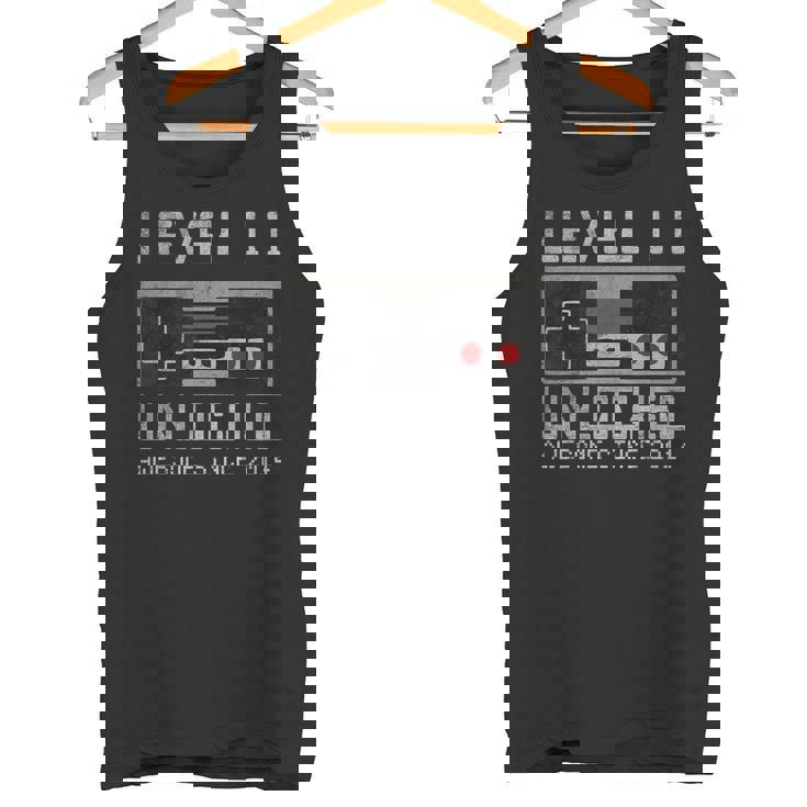 レベル 11 ロック解除 11歳の誕生日 11歳 ビデオゲーマー 男の子 タンクトップ