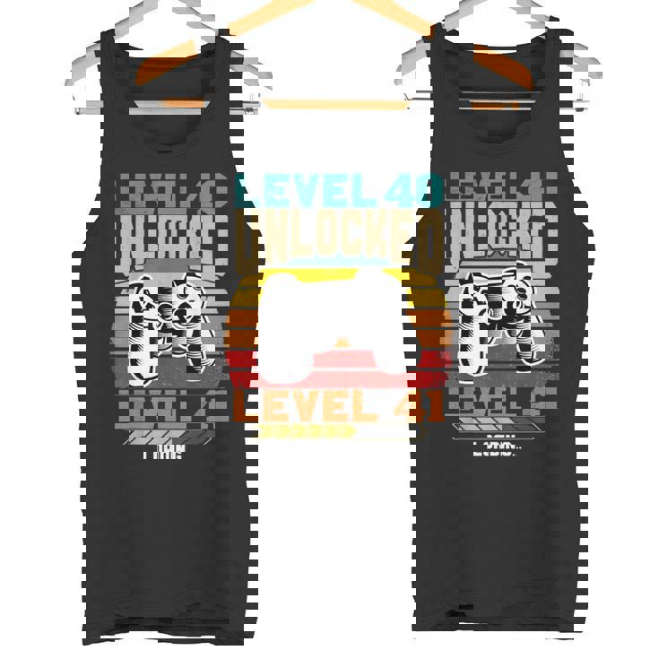 レベル40 アンロック レベル41 ロード中 40歳の誕生日 タンクトップ