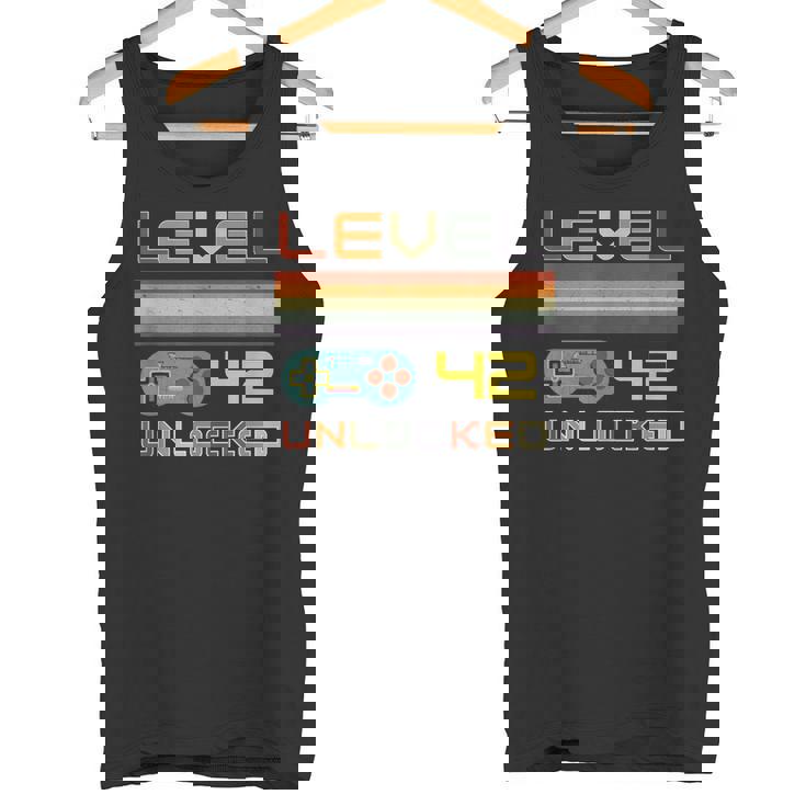 レベル42 アンロック ゲーマー 42歳の誕生日 タンクトップ