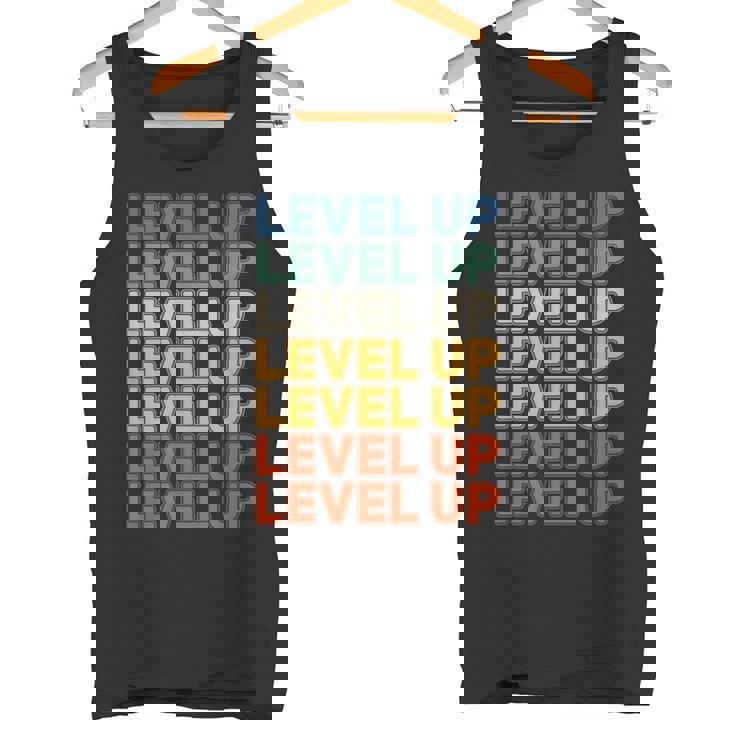 レベルアップ ビデオゲーム ゲーム レトロ ゲーマー タンクトップ
