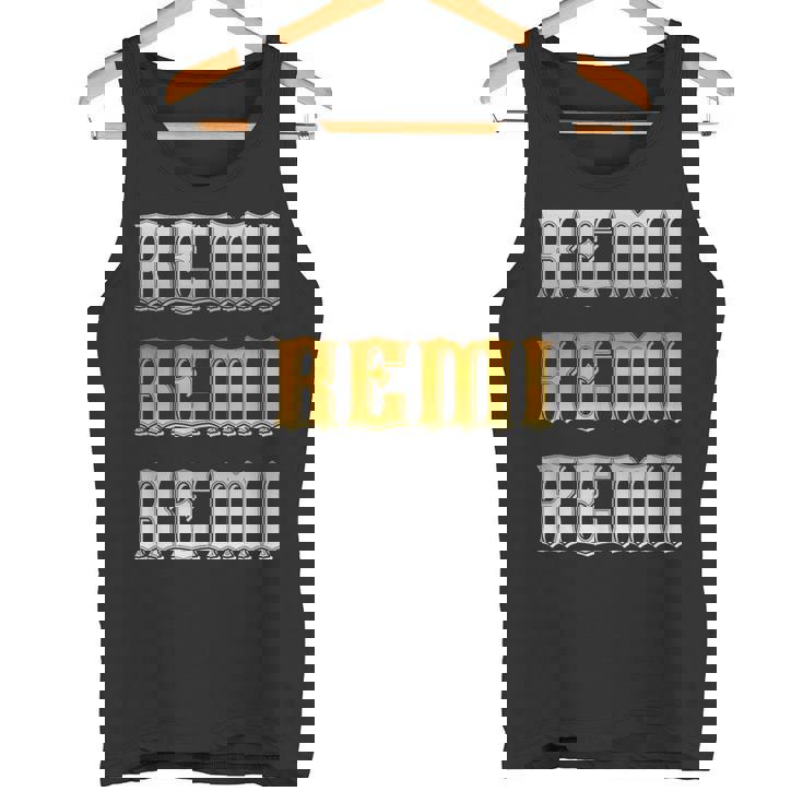 レミ 名前 ヴィンテージ レトロ 誕生日 タンクトップ