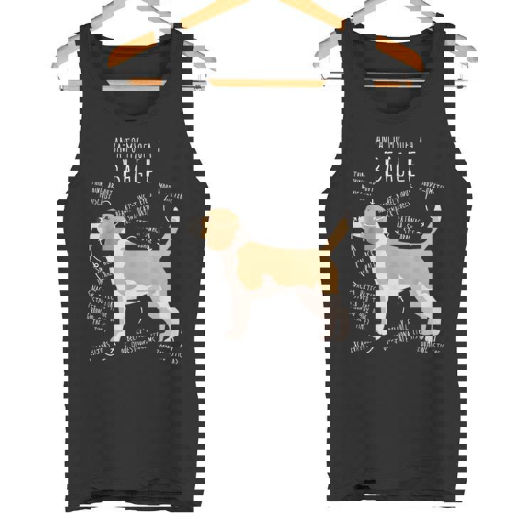 レモンビーグル犬の解剖学、面白い かわいい ペット 犬 ママ ドッグ パパ タンクトップ