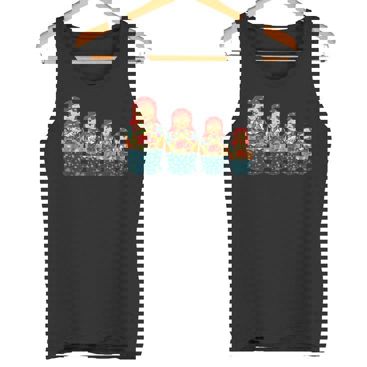 ロシアの人形 ロシアのマトリョーシカ フィギュア タンクトップ