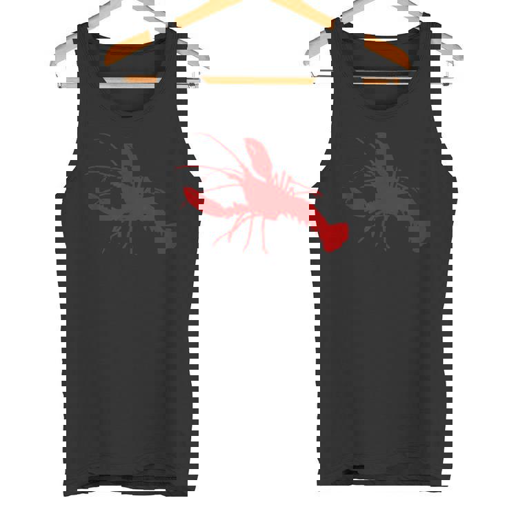 ロブスターレッドシルエット タンクトップ