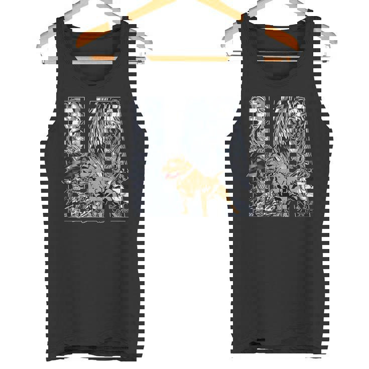 メンズ ローライダー スタイル、La ピットブル ドッグ。チカーノ・チョロ、ラティーノ タンクトップ