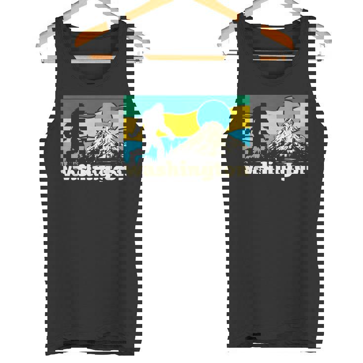 ワシントン州立大学ホームマウンテンズ ビッグフット サスカッチ イエティ ギフト タンクトップ