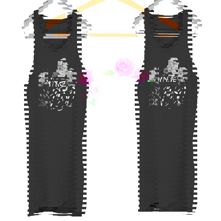 ヴィンテージ 1950 ピンクローズ 75歳 75歳 誕生日 母の日 タンクトップ