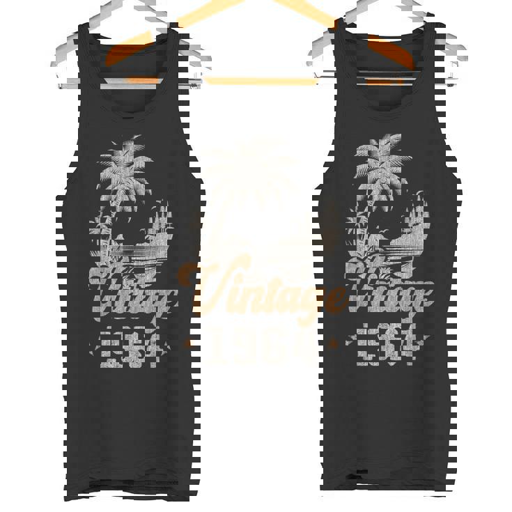 ヴィンテージ 1964 誕生日 61歳 ヤシの木 タンクトップ
