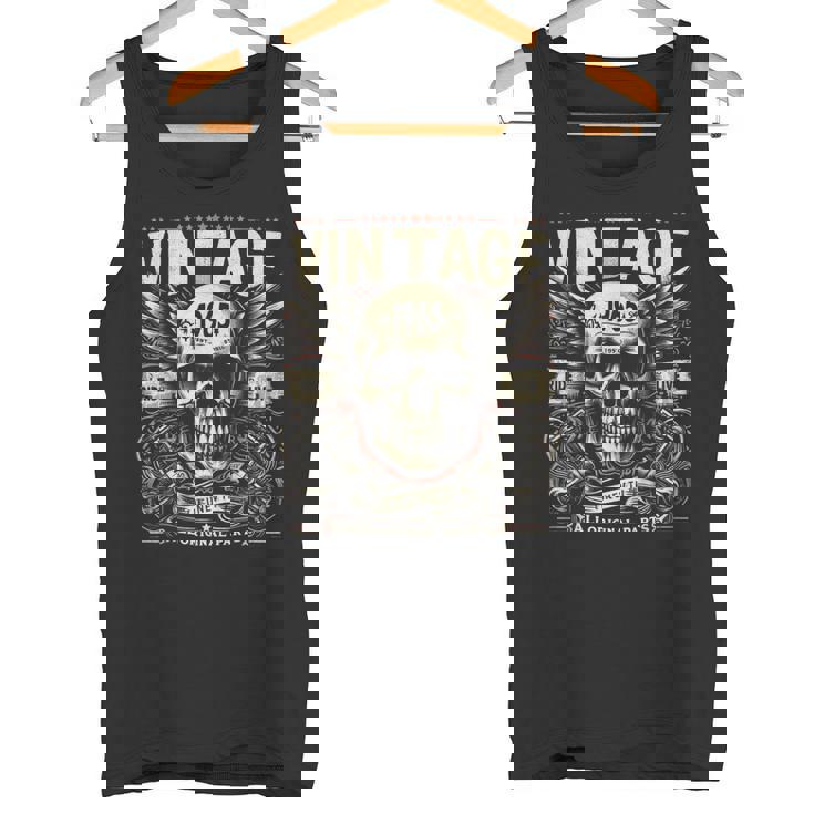 ヴィンテージ 1965 1965年誕生 誕生日 スカル バイカー バイク タンクトップ