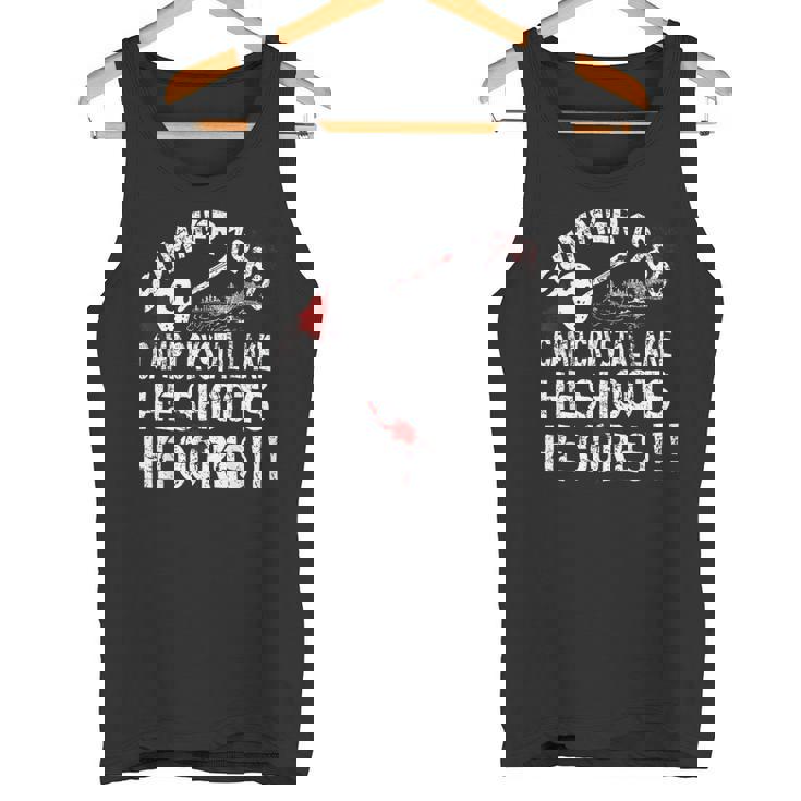 ヴィンテージ 1980年代ホラー映画 クリスタルレイクゴア Wスラッシャーフィルム タンクトップ