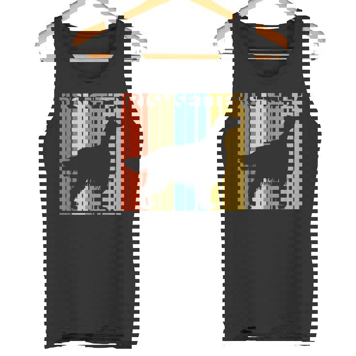 ヴィンテージ アイリッシュセッター 犬の飼い主と恋人 タンクトップ