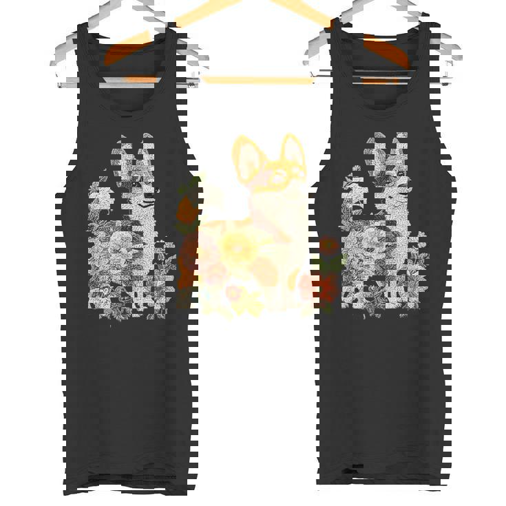 ヴィンテージ コーギー ママ 犬 オーナー コーギー 母の日 タンクトップ