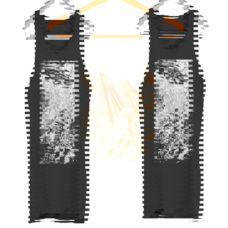 ヴィンテージ タコ Ufo Uap エイリアン タコ タコ タンクトップ