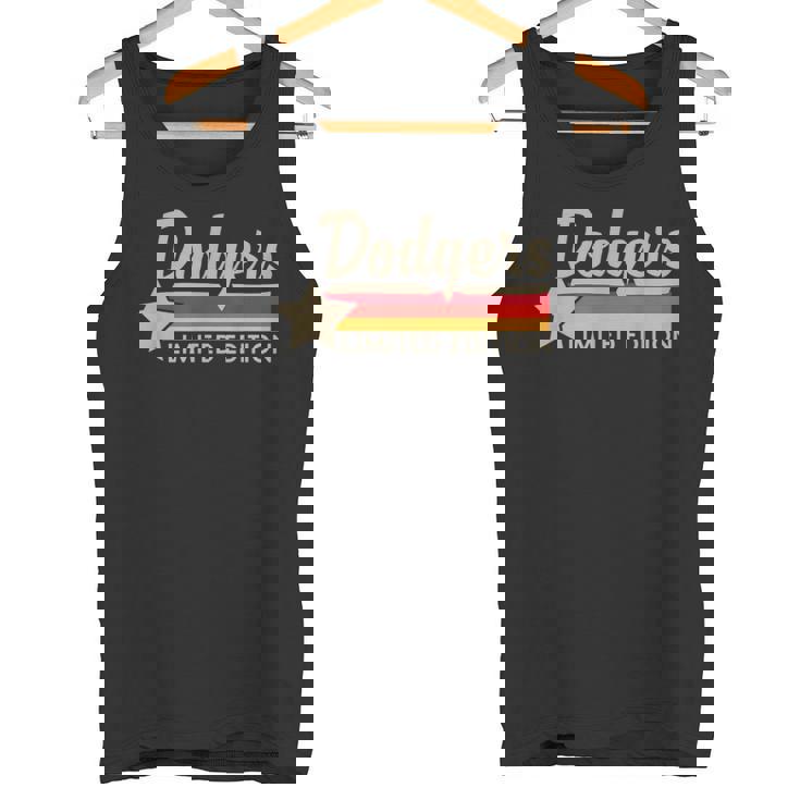 ヴィンテージ ドジャース 名前 スローバック レトロ メンズ レディース タンクトップ