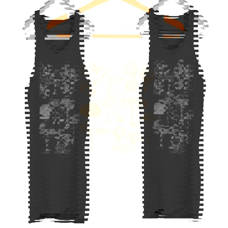 ヴィンテージ マッシュルーム 食べられるキノコの餌やりギフト タンクトップ